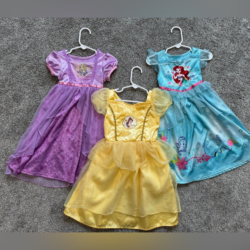 Disney Princess Dress Trio